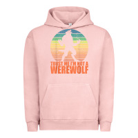 Pigment Salmon trust me i'm not a werewolf men boys halloween costume Urban Hoodie - trangStudio