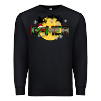 Black Christmas gamer Premium Sweatshirt - BarkalooDesign