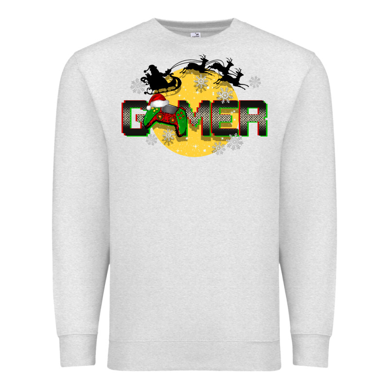 Christmas Gamer Premium Sweatshirt by BarkalooDesign | Teevron