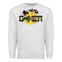 Oatmeal Heather Christmas gamer Premium Sweatshirt - BarkalooDesign