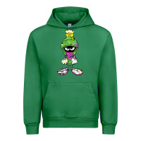 Emerald Marvin The Martian Glitch Urban Hoodie - trangStudio