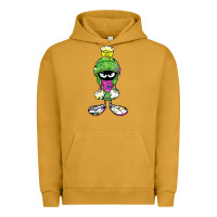 Pigment Peanut Butter Marvin The Martian Glitch Urban Hoodie - trangStudio