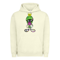 Pigment Pistachio Marvin The Martian Glitch Urban Hoodie - trangStudio