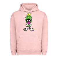 Pigment Salmon Marvin The Martian Glitch Urban Hoodie - trangStudio