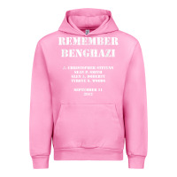 Fuchsia Pink Remember Benghazi Patriotic For US Veteran Gift Urban Hoodie - trangStudio