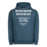 Pigment Midnight Navy Remember Benghazi Patriotic For US Veteran Gift Urban Hoodie - trangStudio