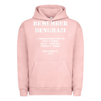 Pigment Salmon Remember Benghazi Patriotic For US Veteran Gift Urban Hoodie - trangStudio