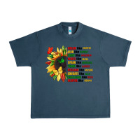 Midnight Navy dream like martin juneteenth Urban Heavy Tee - CowGirlArtShop