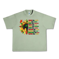 Oil Green dream like martin juneteenth Urban Heavy Tee - CowGirlArtShop
