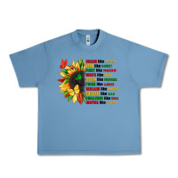 Pebble Blue dream like martin juneteenth Urban Heavy Tee - CowGirlArtShop