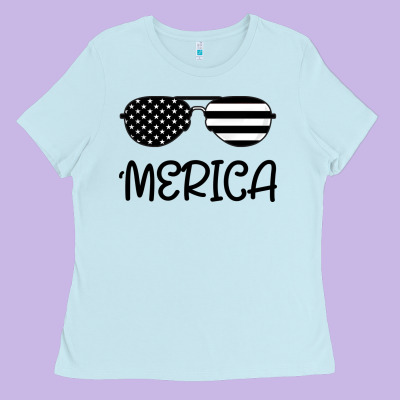 Merica Ladies Tee Designed By Bettercallsaul