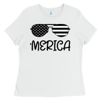 White Merica Ladies Tee - Bettercallsaul