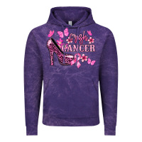 Cloud Purple Crush Cancer with high heels Cancer Awareness Vintage Hoodie - HowdyJamesFarm