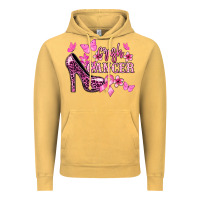 Vintage Mustard Crush Cancer with high heels Cancer Awareness Vintage Hoodie - HowdyJamesFarm