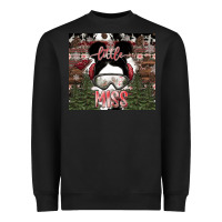 Black Little Miss Heavyweight Sweatshirt - CowhideDigitalArt