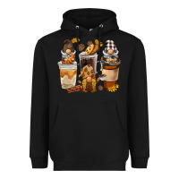 Black Coffee gnome Heavyweight Hoodie - BarkalooDesign