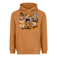 Meerkat Coffee gnome Heavyweight Hoodie - BarkalooDesign