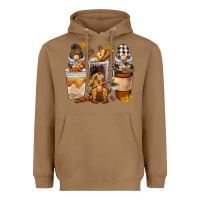 Toasted Coconut Coffee gnome Heavyweight Hoodie - BarkalooDesign