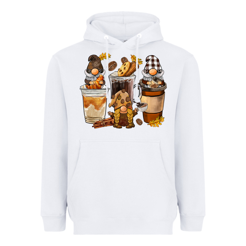 Coffee Gnome Heavyweight Hoodie by BarkalooDesign | Teevron
