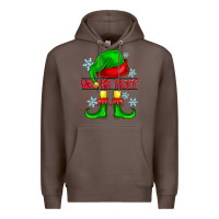 Coffee Elf Your Text Premium Hoodie - CowhideDigitalArt