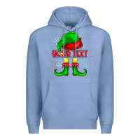 Colony Blue Elf Your Text Premium Hoodie - CowhideDigitalArt