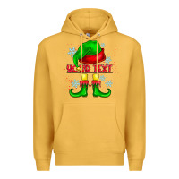 Mustard Elf Your Text Premium Hoodie - CowhideDigitalArt