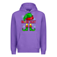 Purple Elf Your Text Premium Hoodie - CowhideDigitalArt