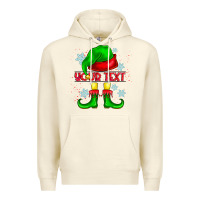 Sandshell Elf Your Text Premium Hoodie - CowhideDigitalArt