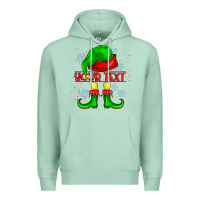 Seafoam Elf Your Text Premium Hoodie - CowhideDigitalArt