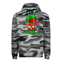 Slate Camo Elf Your Text Premium Hoodie - CowhideDigitalArt