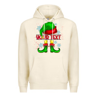 Tofu Elf Your Text Premium Hoodie - CowhideDigitalArt