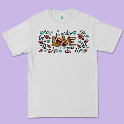 For The Love Of The Game American Football Premium Tee Designed By Jasminsmagicworld