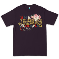 Plum She Jesus America Too Premium Tee - Bettercallsaul