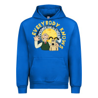 Cobalt everybody knows the moons made of cheese! Urban Hoodie - trangStudio