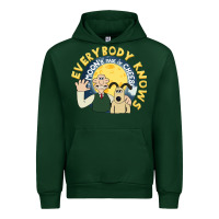 Forest Green everybody knows the moons made of cheese! Urban Hoodie - trangStudio
