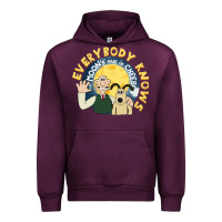 Mauve Wine everybody knows the moons made of cheese! Urban Hoodie - trangStudio