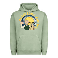 Pigment Oil Green everybody knows the moons made of cheese! Urban Hoodie - trangStudio