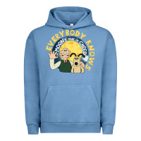 Pigment Pebble Blue everybody knows the moons made of cheese! Urban Hoodie - trangStudio