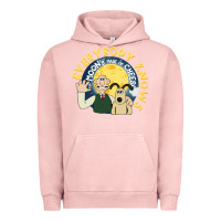 Pigment Salmon everybody knows the moons made of cheese! Urban Hoodie - trangStudio