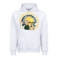 White everybody knows the moons made of cheese! Urban Hoodie - trangStudio