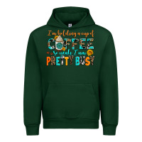 Forest Green i am holding a cup of coffee so yeah iam pretty bu Urban Hoodie - AdoDesignShop