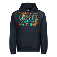 Navy i am holding a cup of coffee so yeah iam pretty bu Urban Hoodie - AdoDesignShop