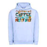 Pigment Grape Ice i am holding a cup of coffee so yeah iam pretty bu Urban Hoodie - AdoDesignShop