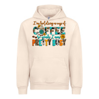 Sandshell i am holding a cup of coffee so yeah iam pretty bu Urban Hoodie - AdoDesignShop