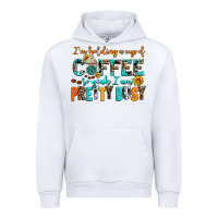 White i am holding a cup of coffee so yeah iam pretty bu Urban Hoodie - AdoDesignShop