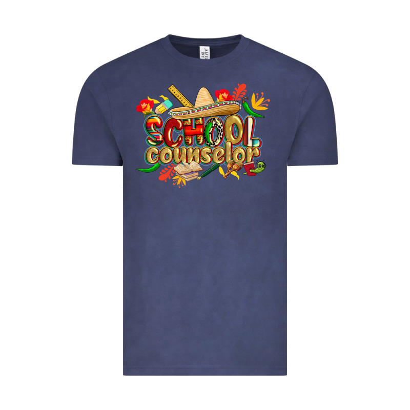 Cinco De Mayo School Counselor Vintage Tee by CowGirlArtShop | Teevron