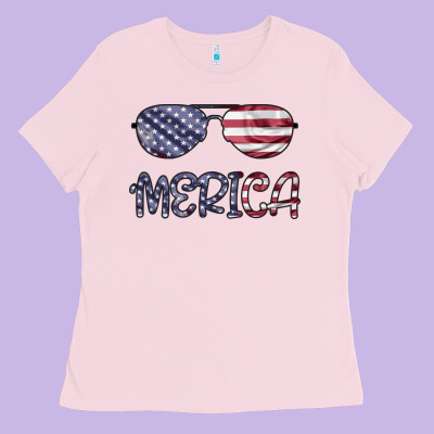 Merica Ladies Tee Designed By Bettercallsaul