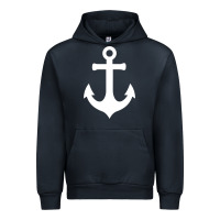 Navy Boat Anchor for Women n Girls Summer Urban Hoodie - trangStudio