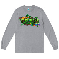 Heather Grey Happy St. Patrick's Day Long Sleeve Tee - HowdyJamesFarm