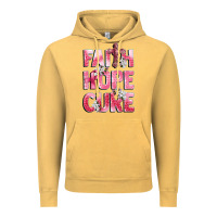 Vintage Mustard faith hope cure breast cancer Vintage Hoodie - CowGirlArtShop